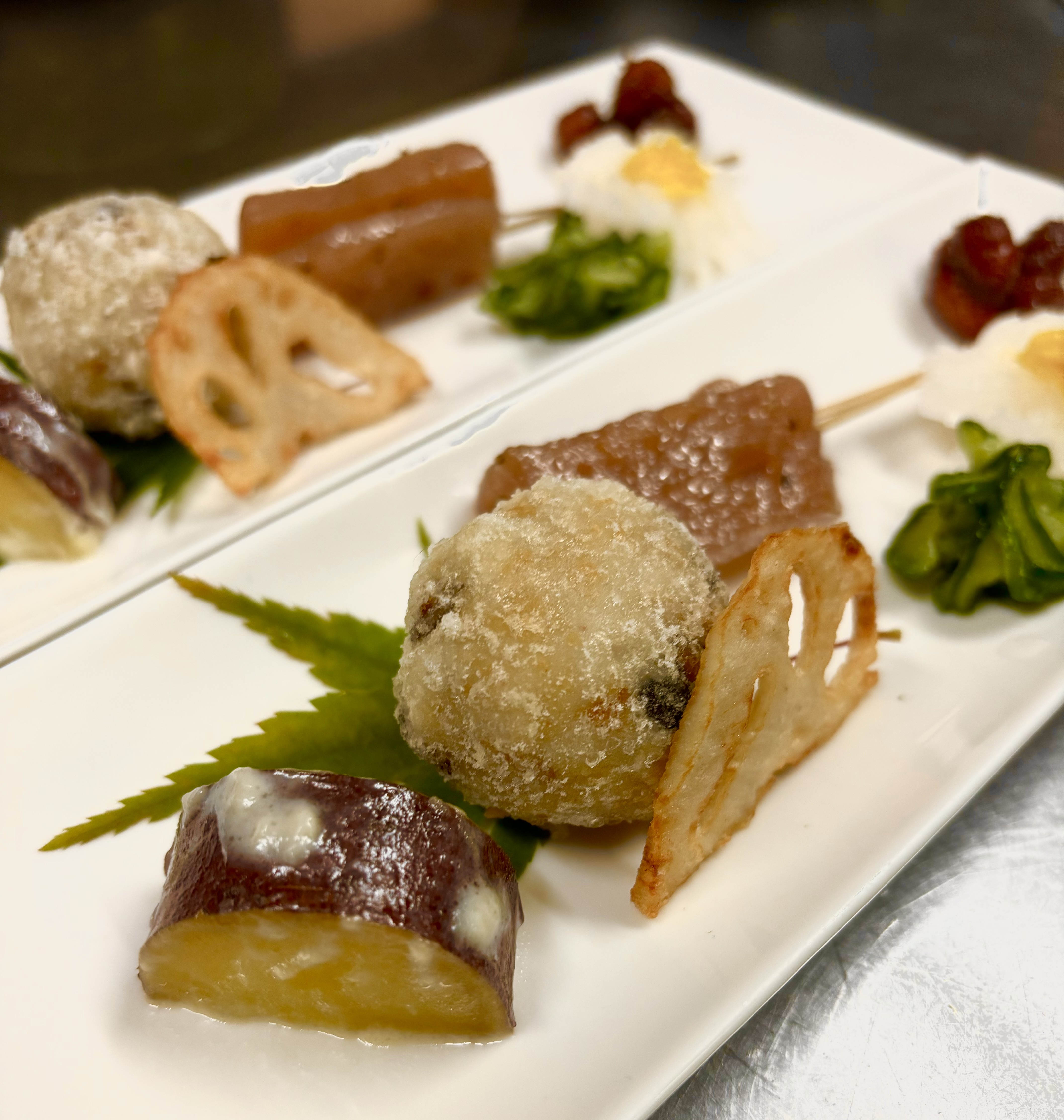 自家野菜を使った手料理　素材により絶えず変化
