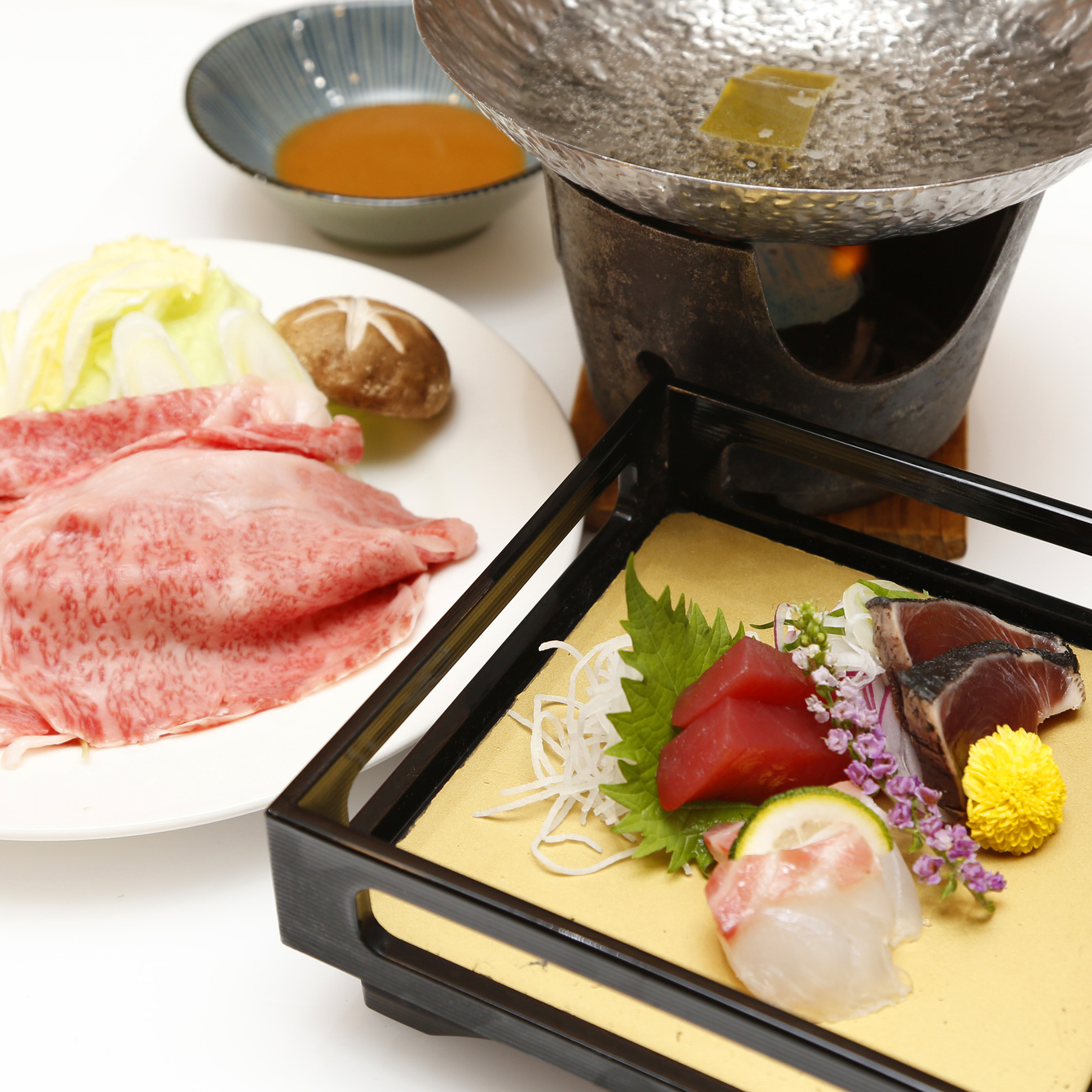 塩竃海鮮と特選山形牛料理付バイキングプラン
