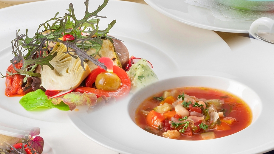 【秋・冬限定】★瀬戸内オリーブ＆里山野菜をたっぷり★ベジタブル・ギリシャディナープラン