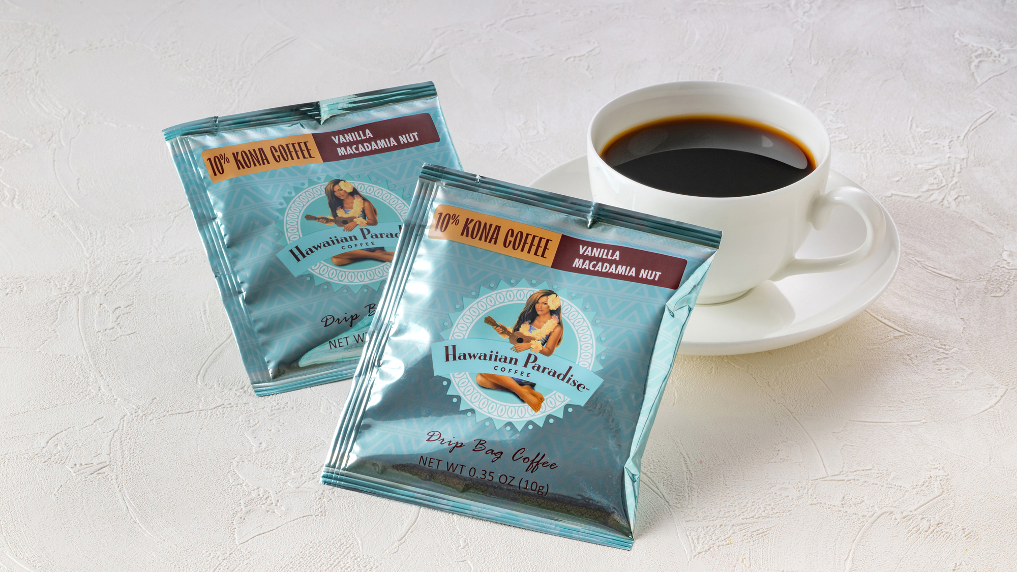 お部屋／サービスドリンク・フレーバーコーヒー『10％KONA COFFEE バニラマカダニアナッツ』