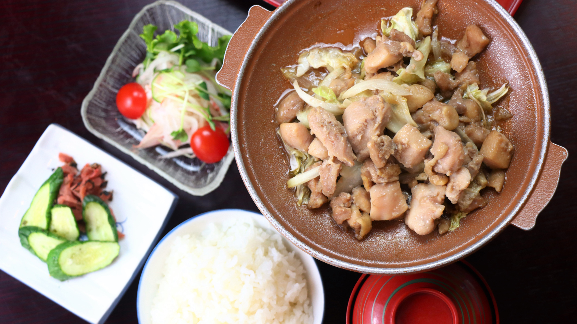 ■ごはんや くりざんていむの「鶏ちゃん定食」