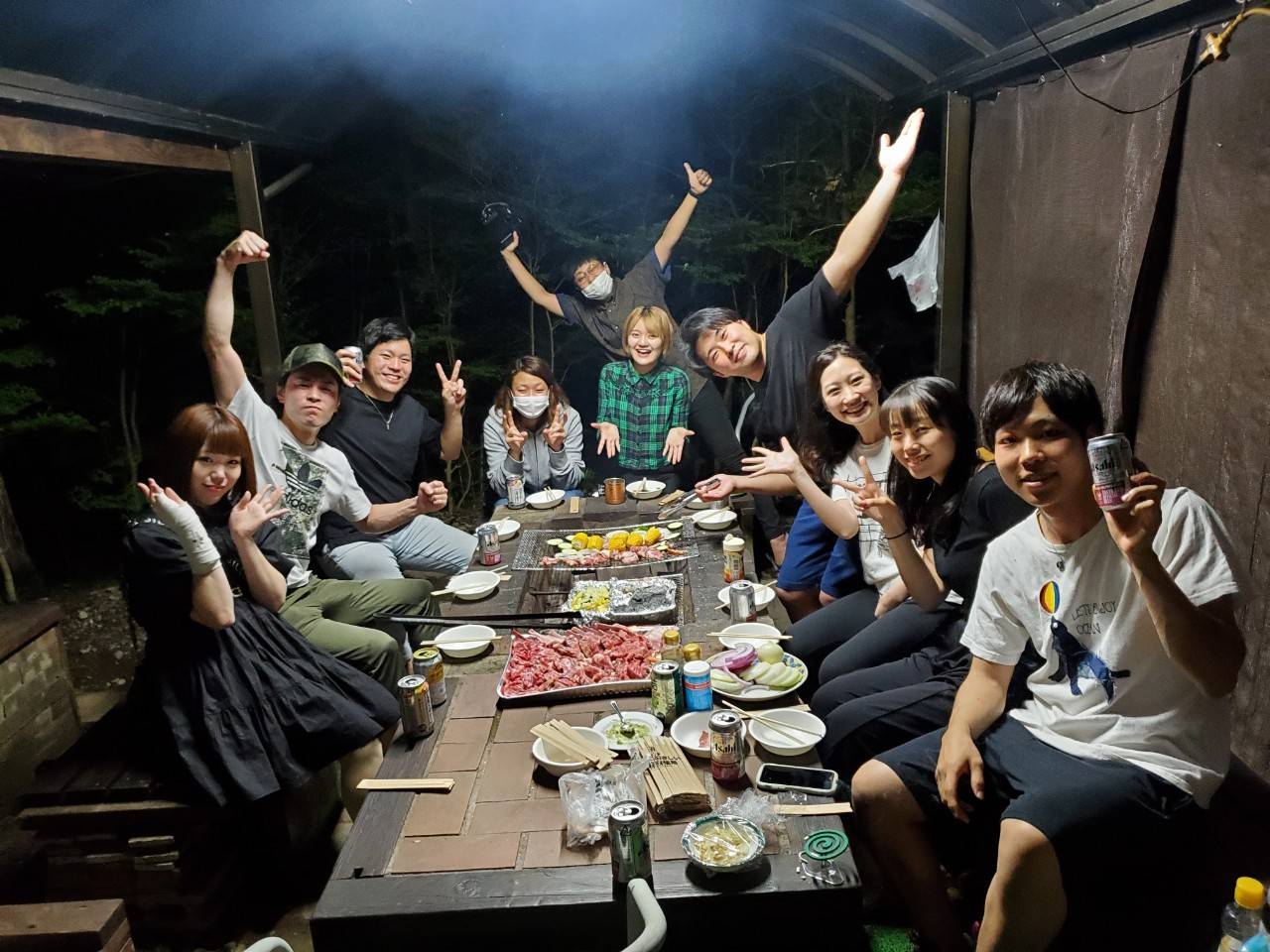 みんなでバーベキュー