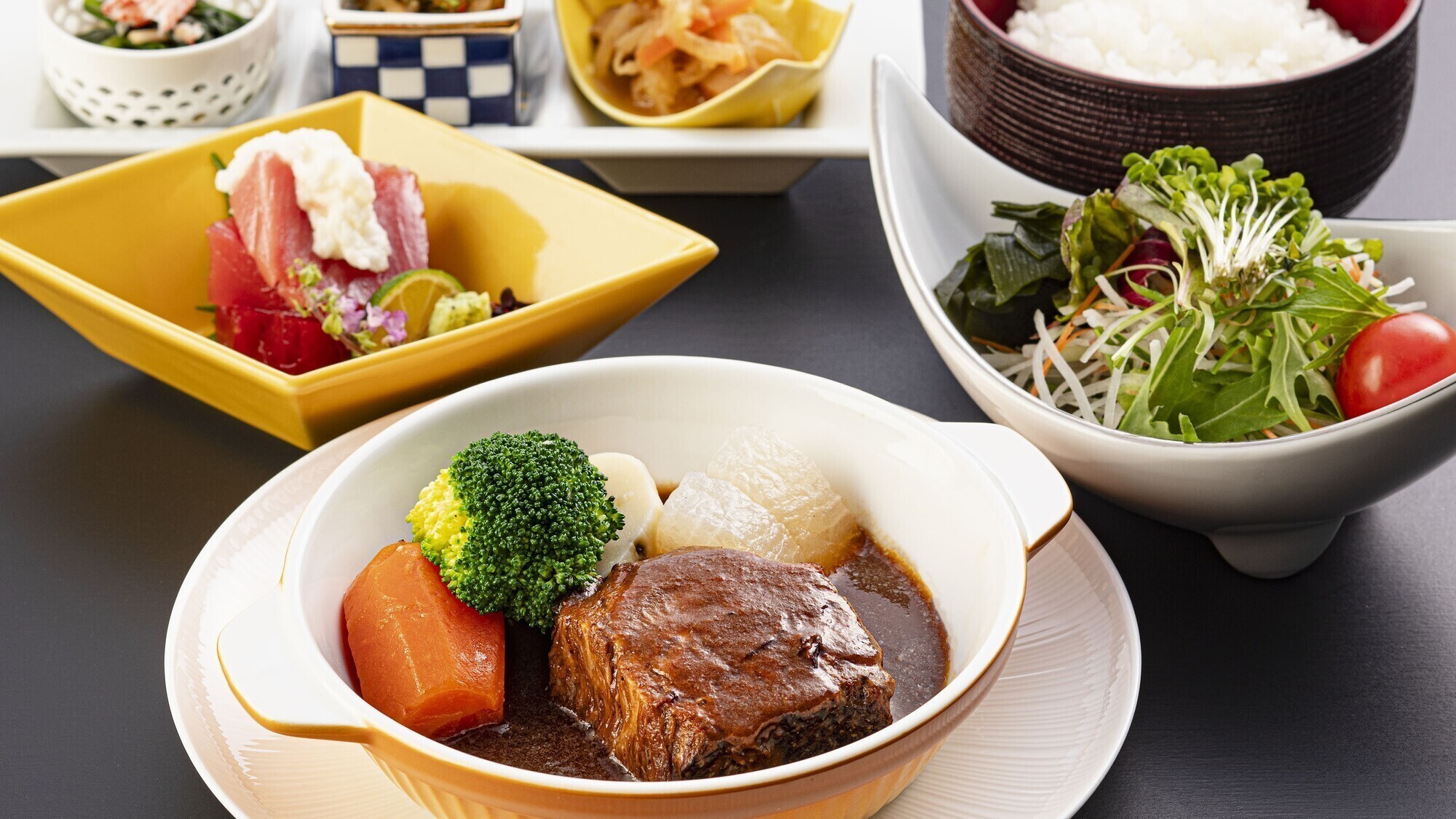 【日本料理 Kai】ビーフシチュー御膳