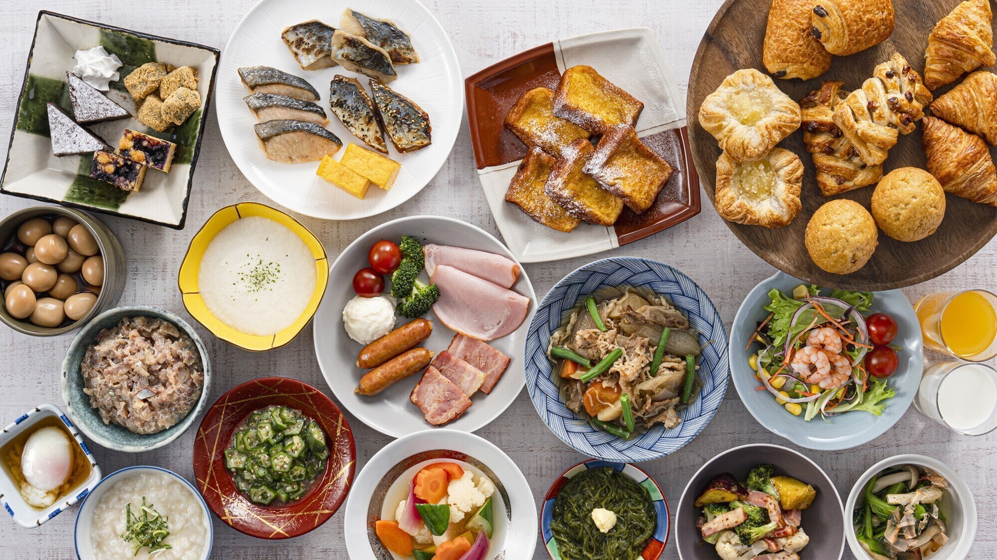 朝食ブッフェ（イメージ）