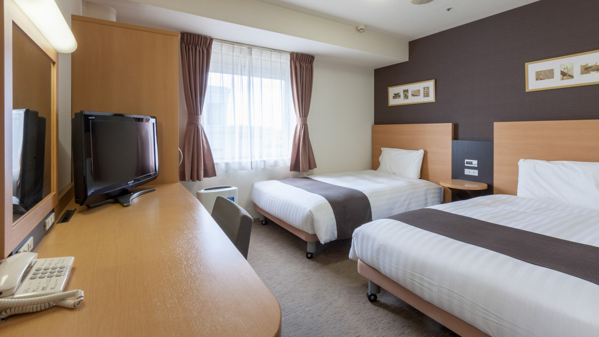 ◆ツインエコノミー◆広さ20平米◆ベッド幅123cm◆