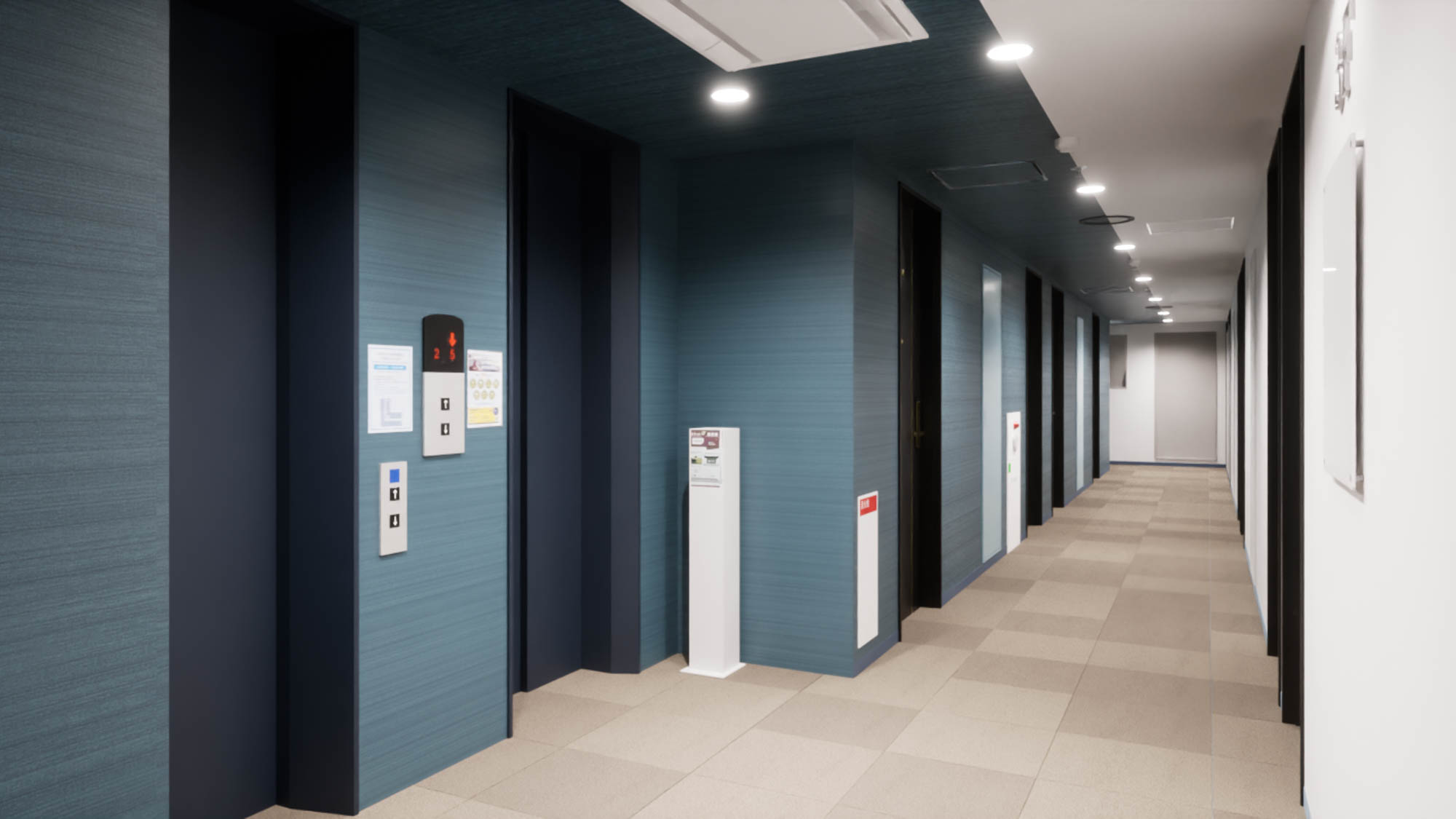 【客室エレベーターホール】イメージ