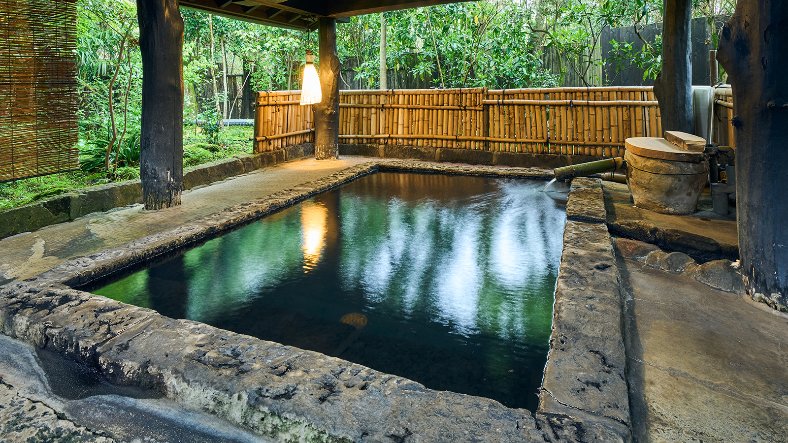 【露天風呂】切石露天