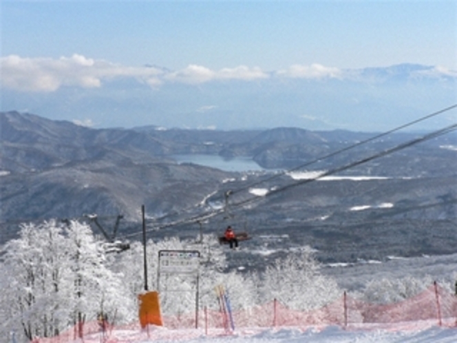 スキー場の景色