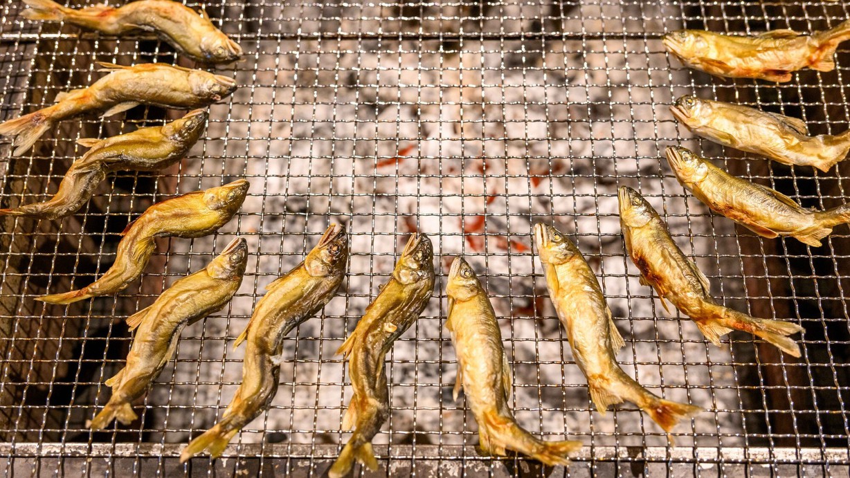 【ディナーバイキング】鮎の塩焼き
