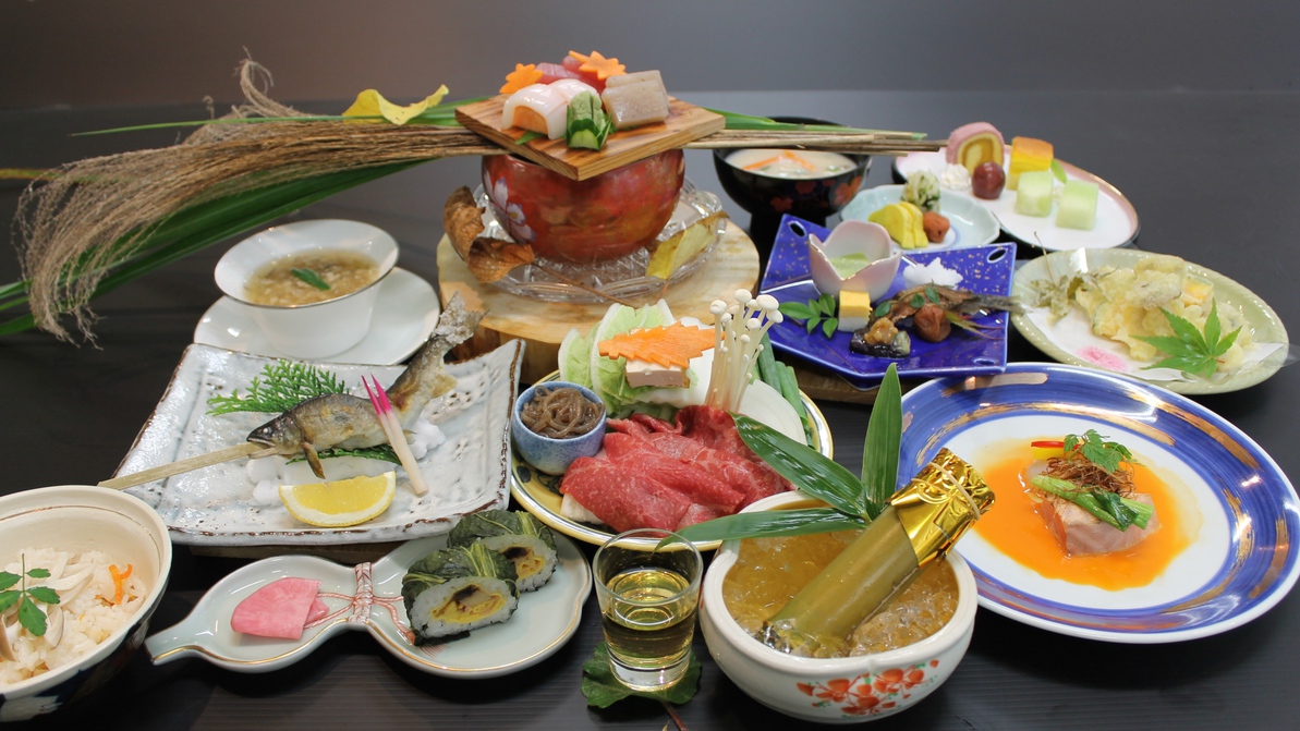 料理長おすすめ熊野ブランド牛と熊野の季節の食材を会席料理にて『熊野牛会席プラン』