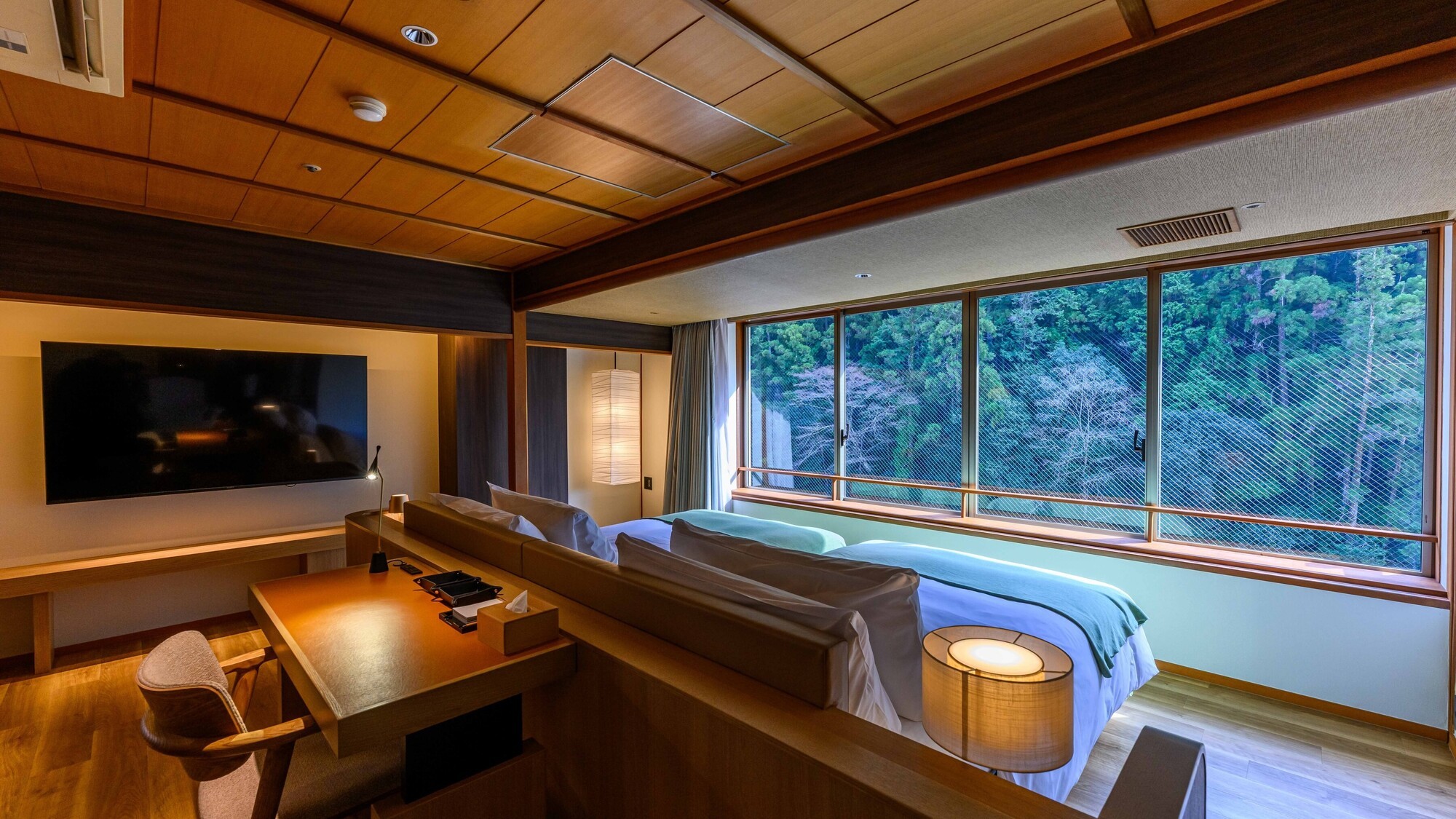 【山翠スイート】源泉かけ流し露天風呂＋プライベートサウナ付