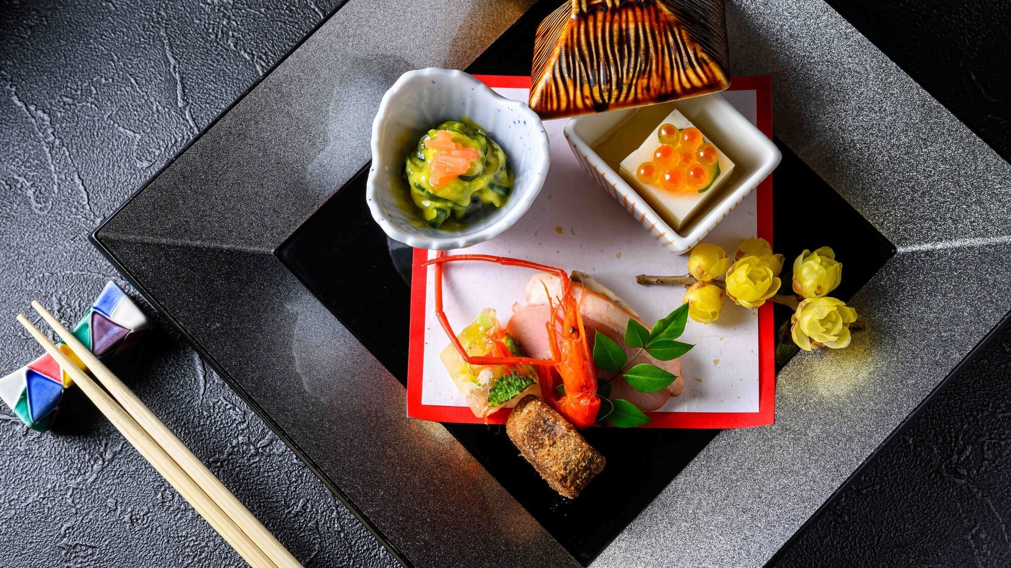 【ハーフバイキング】季節の先付三種