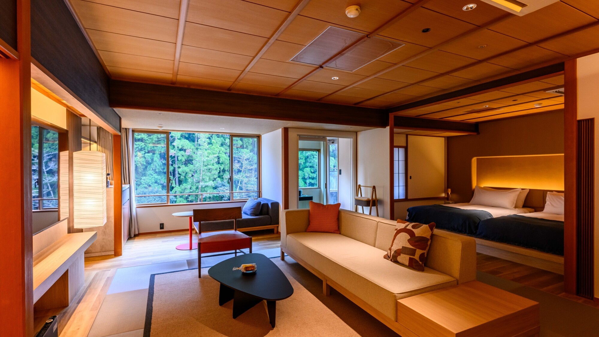 【緑翠スイート 】源泉かけ流し露天風呂＋サンルーム