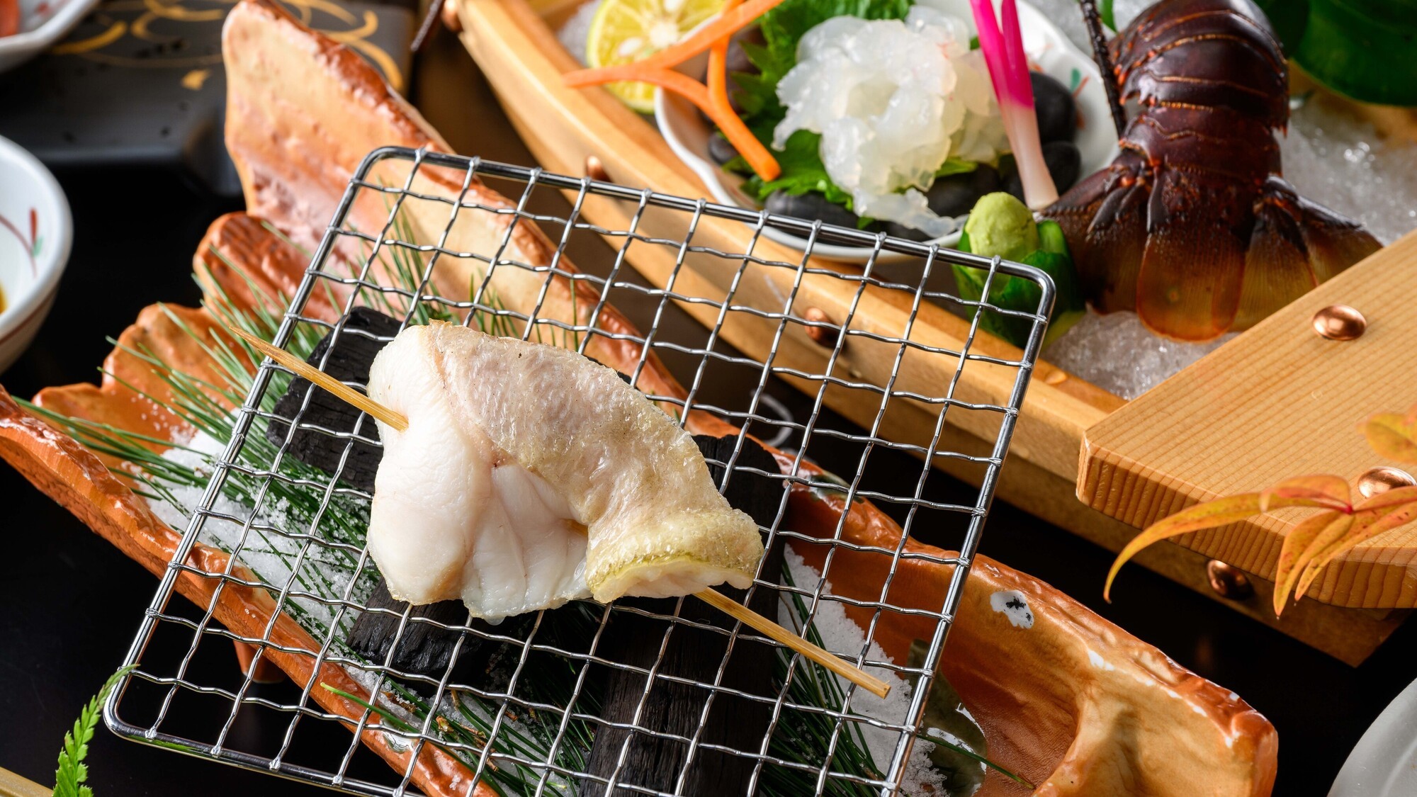 【特選熊野会席】クエの焼き物