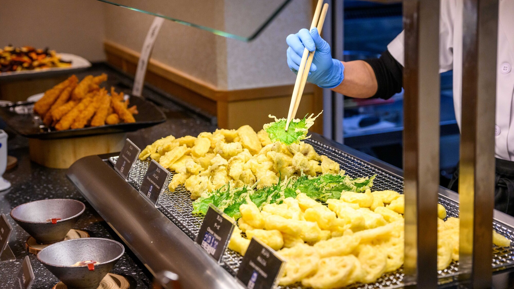 【ディナーバイキング】　揚げたての天ぷら