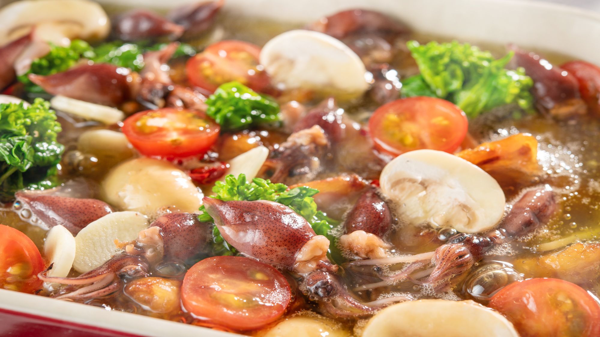 ディナービュッフェ（春メニュー）【ほたるいかとじゃがいものアヒージョ】