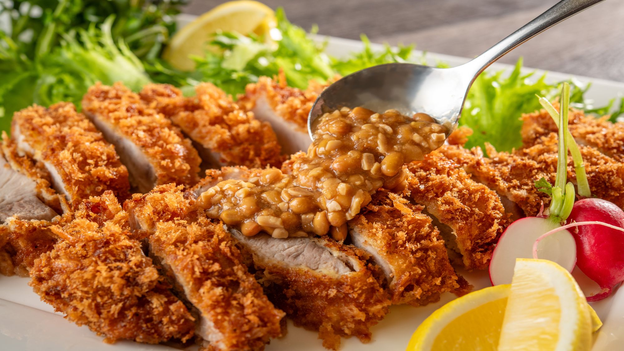 ディナービュッフェ【納豆とんかつ】