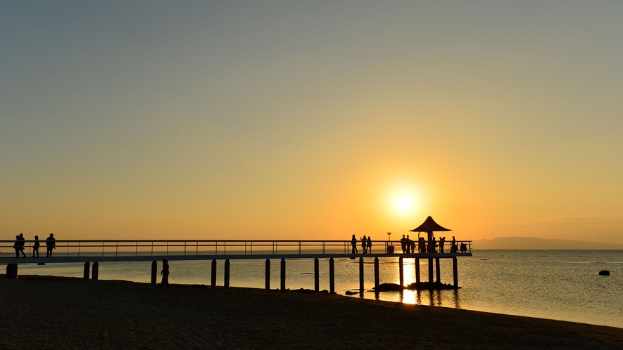 【フサキエンジェルピア】フサキビーチから見る、ため息が出るほど美しいサンセット。