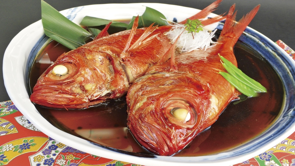 家族のお祝いプラン（夕朝食付）／ 半個室確約！ハレの日に華を添える『金目鯛の腹合わせ』＆ケーキ付き