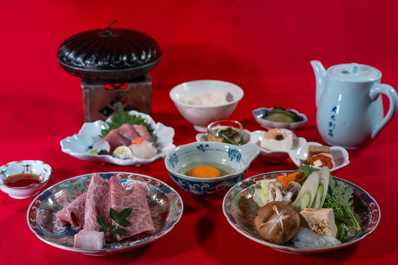 【日帰りプラン】「伊萬里牛すき焼き御膳」＋ご入浴（大浴場）【源泉かけ流し天然温泉】