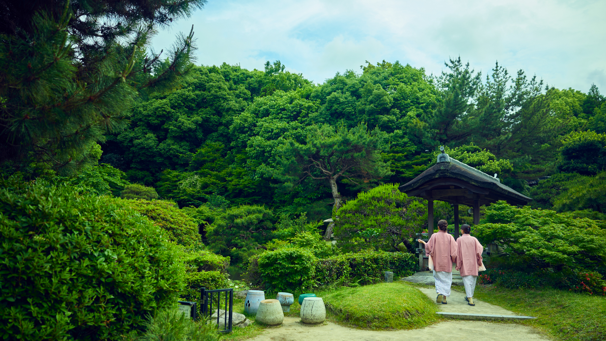 【日本庭園】四季を感じる◇3,500坪の広大な庭園◇