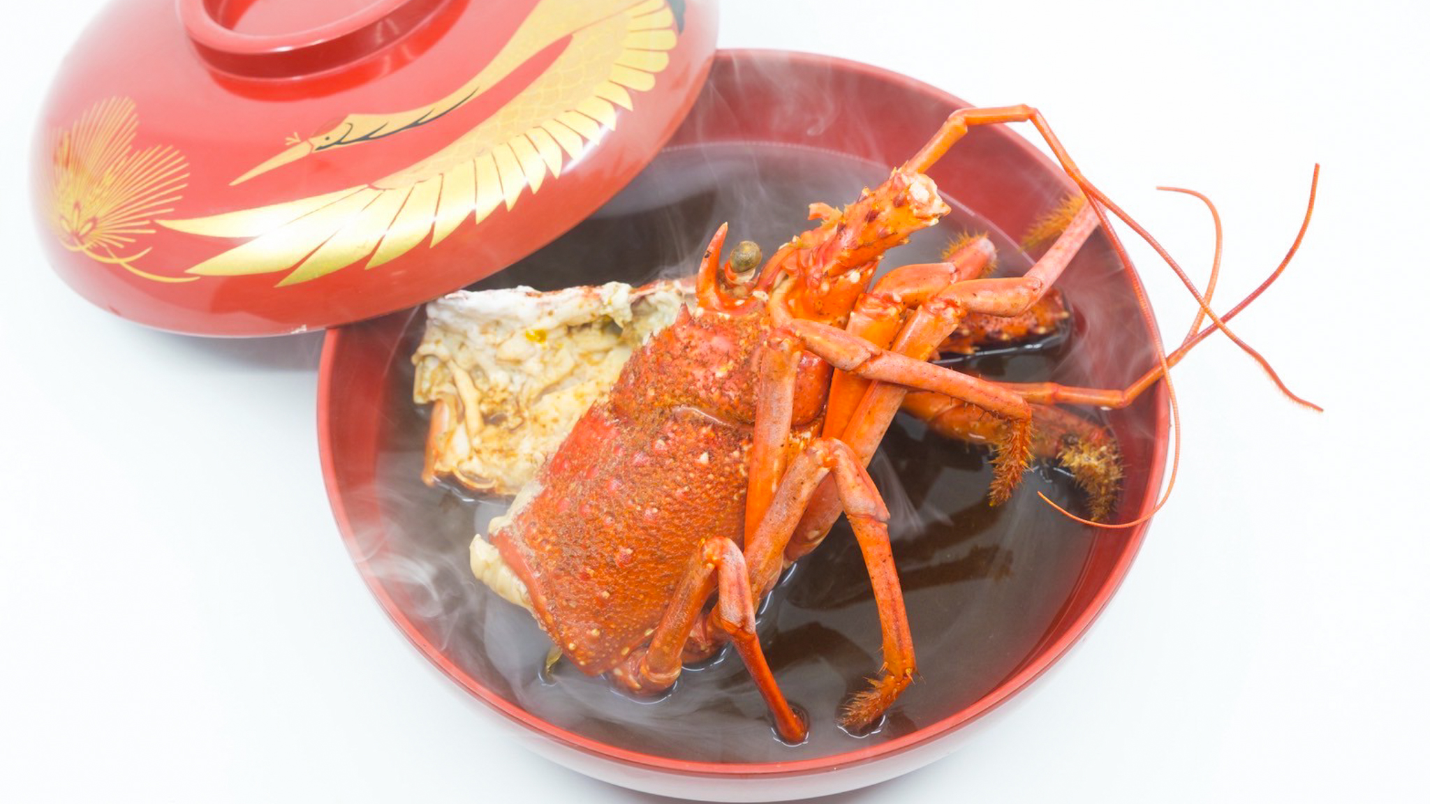 【夕食】伊勢海老姿造り付”宝満会席”