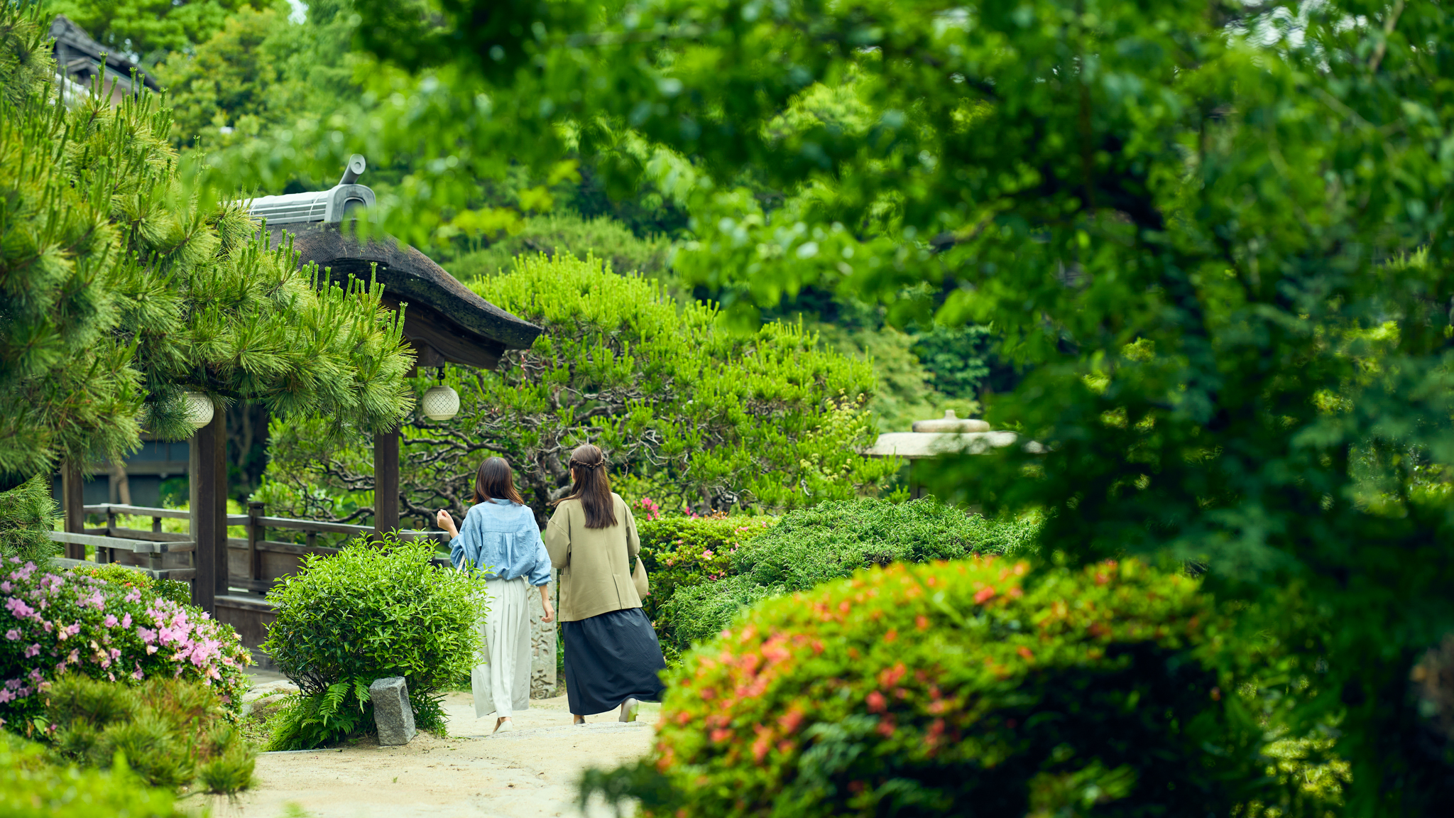 【日本庭園】四季を感じる◇3,500坪の広大な庭園◇