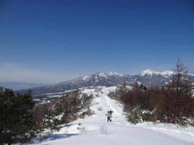 スノーシューハイキング（飯盛山）