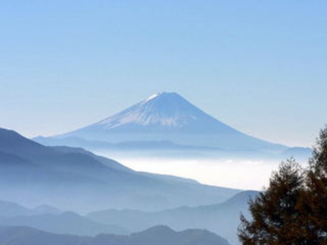 冬の富士山