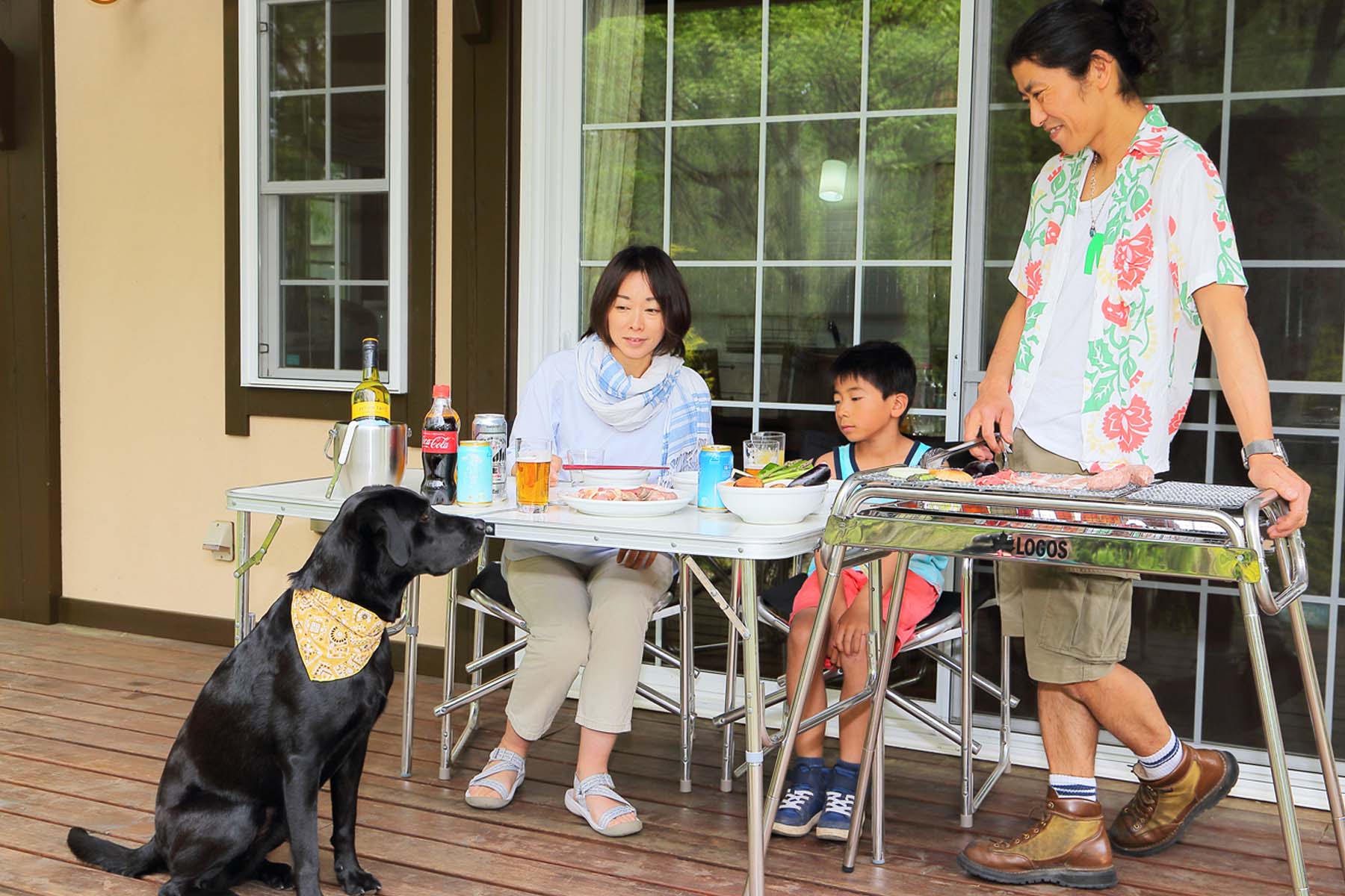 ペットも一緒にＢＢＱ