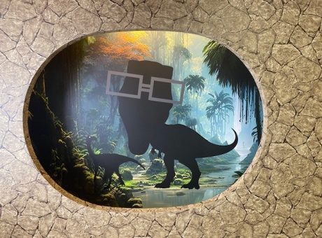 *カスタポイント3客室（鯖江メガネ&times;新種恐竜）