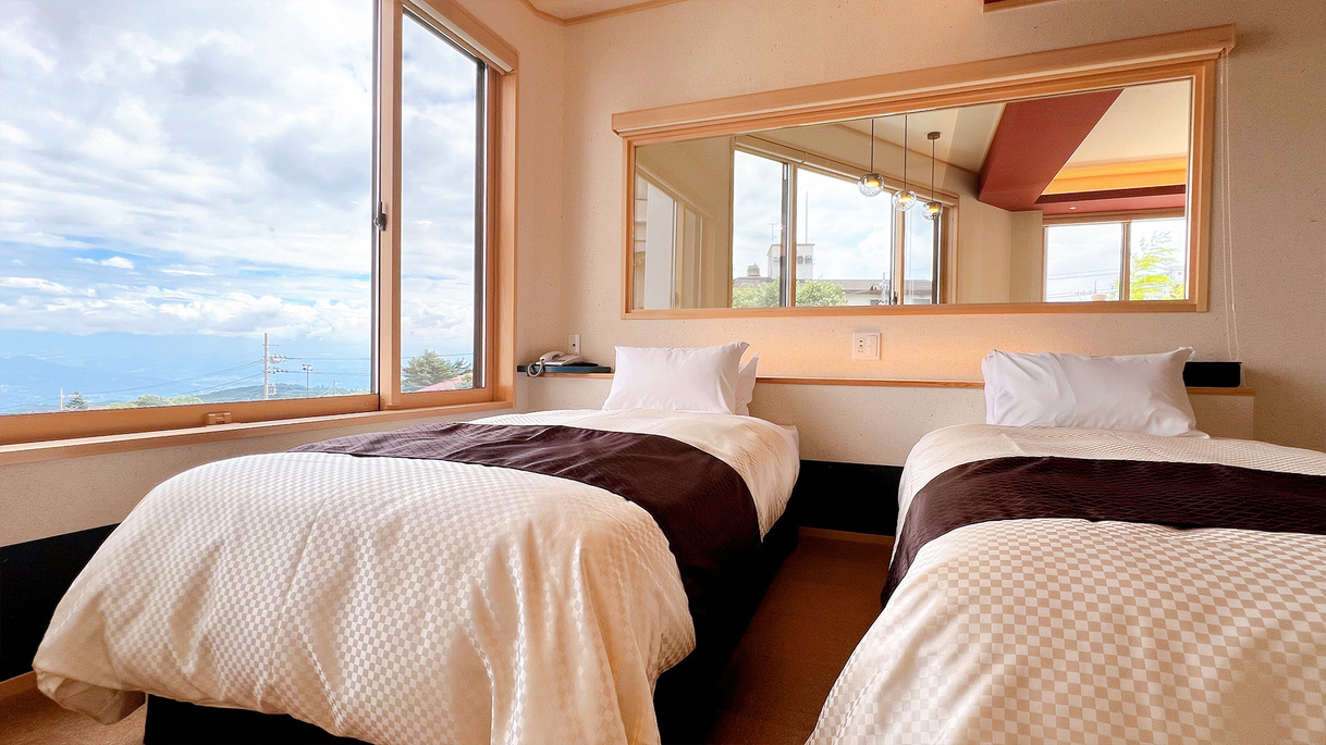 露天風呂付き客室　～特別室～　ベッドルーム（8畳）