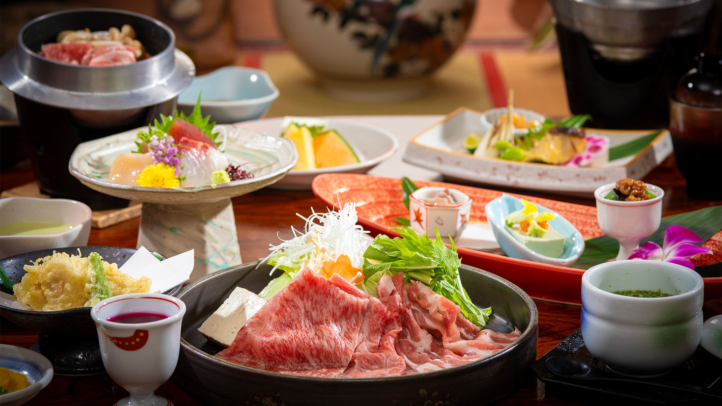 最大1人600円お得！富士サファリチケット購入特典付 ◆スタンダード駿河会席　パークまでは35分