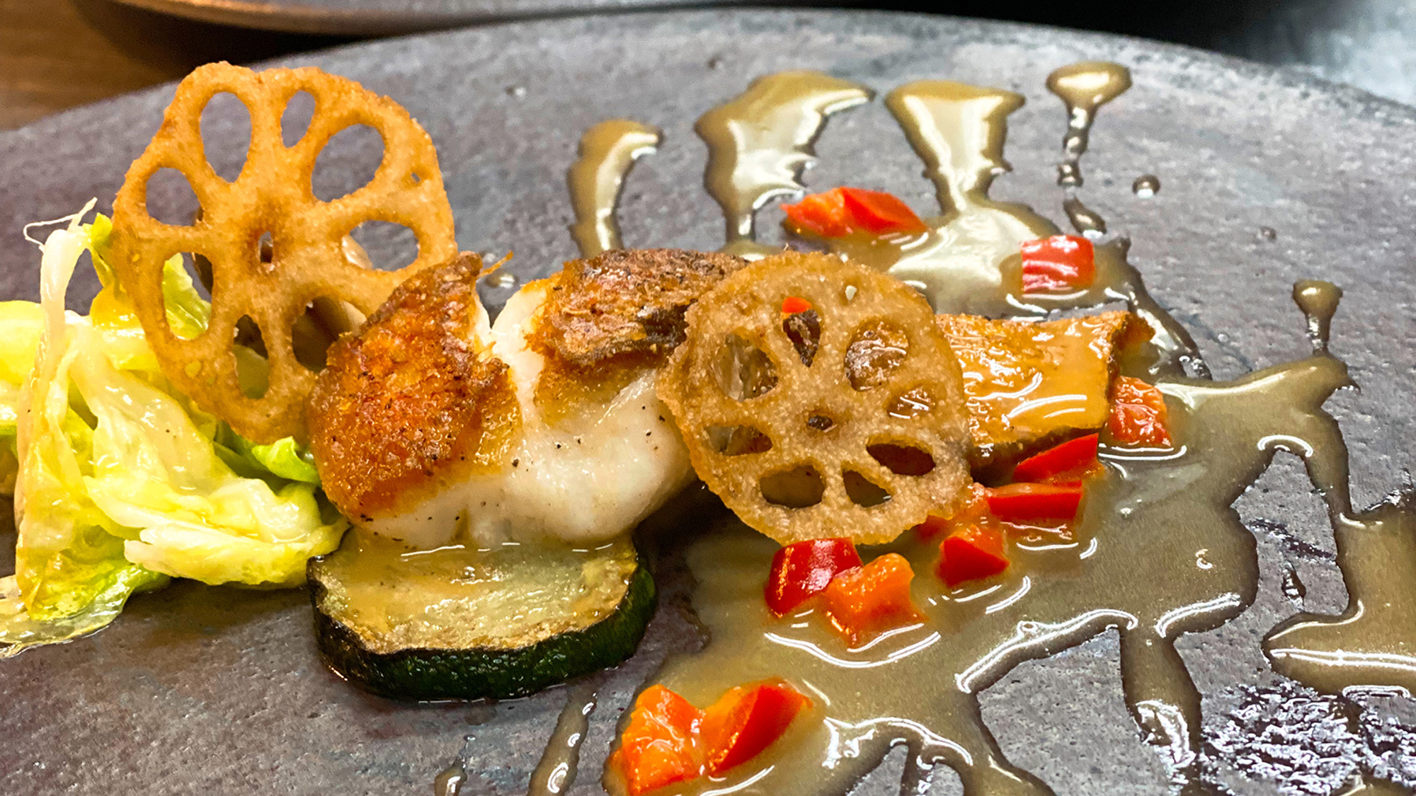 ディナー　魚一例