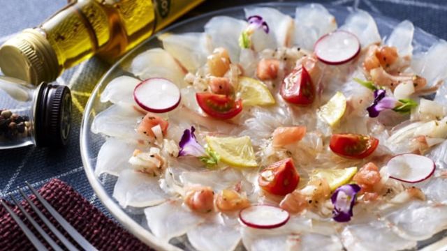 桜鯛のカルパッチョ