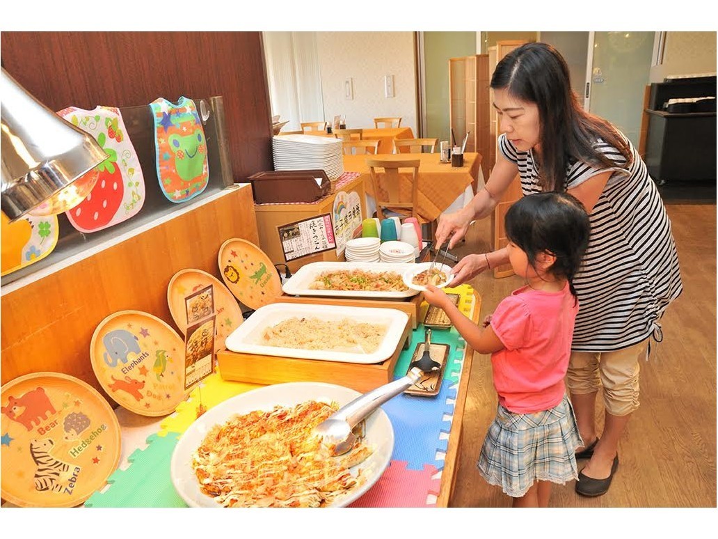 週末や夏休みなどにはお子様コーナーをご用意♪