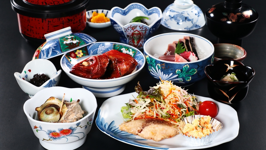 ご夕食◆神津島の地のものと自家製野菜を合わせたお料理コース♪