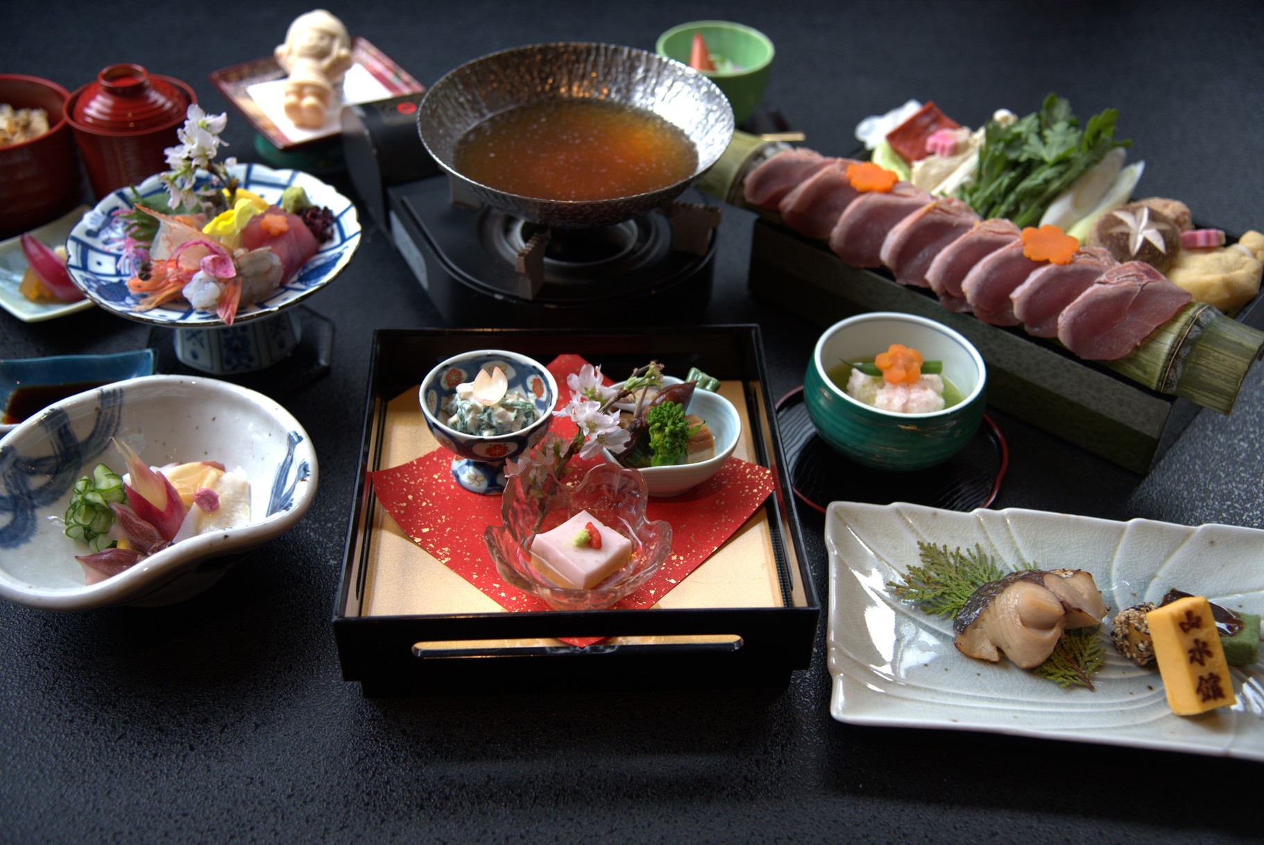 【当館名物キジ小鍋付】料理長目利きの会席と当館名物“キジ鍋”を満喫♪“キジ小鍋会席”