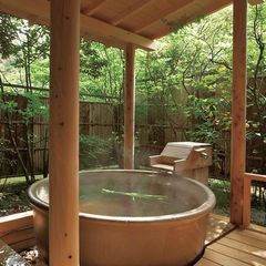 １階露天風呂付き客室【横笛】露天風呂