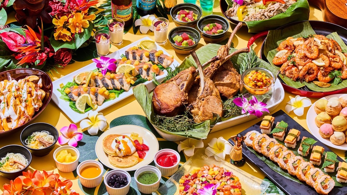 【7/13〜7/25・土日祝】夏のご馳走ステイ LOVE HAWAII ディナービュッフェ  夕食付