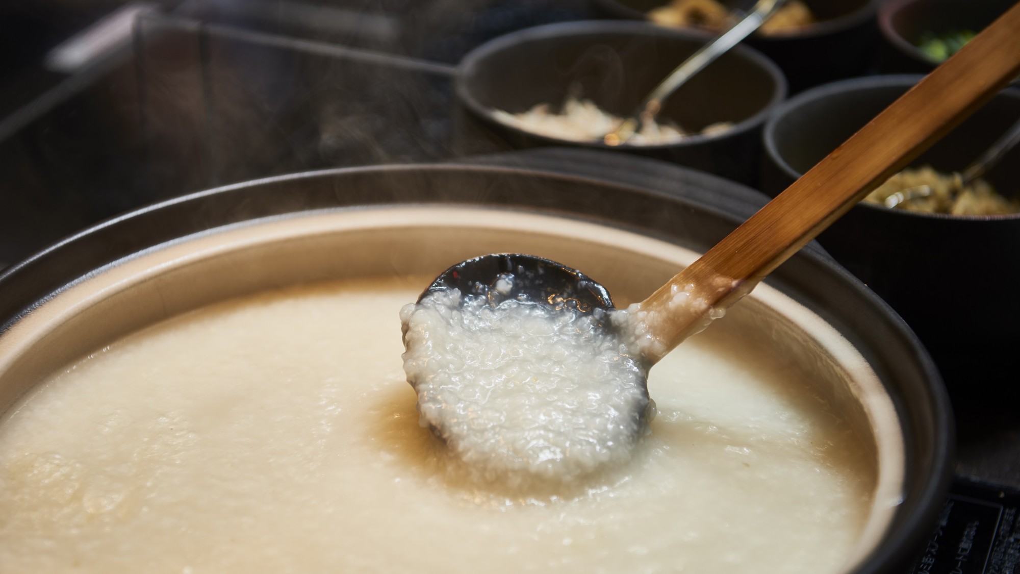 朝食ビュッフェ　お粥