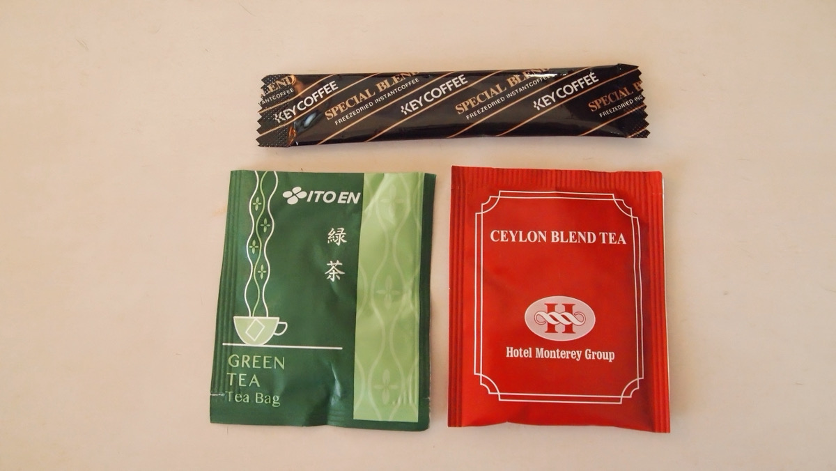 緑茶・紅茶・コーヒー