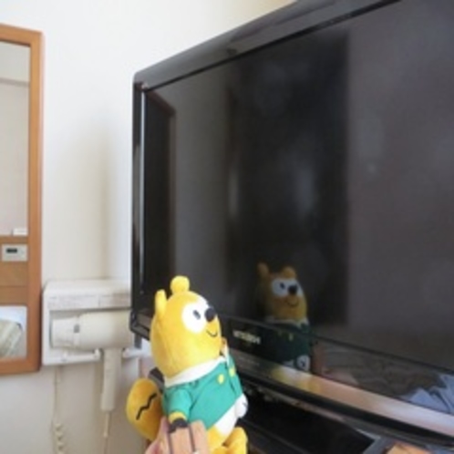 ◆客室テレビ◆大きすぎず丁度いい２６型のテレビだよ。