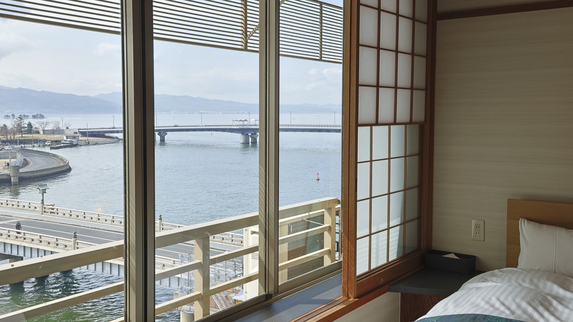 お部屋からは宍道湖を望む