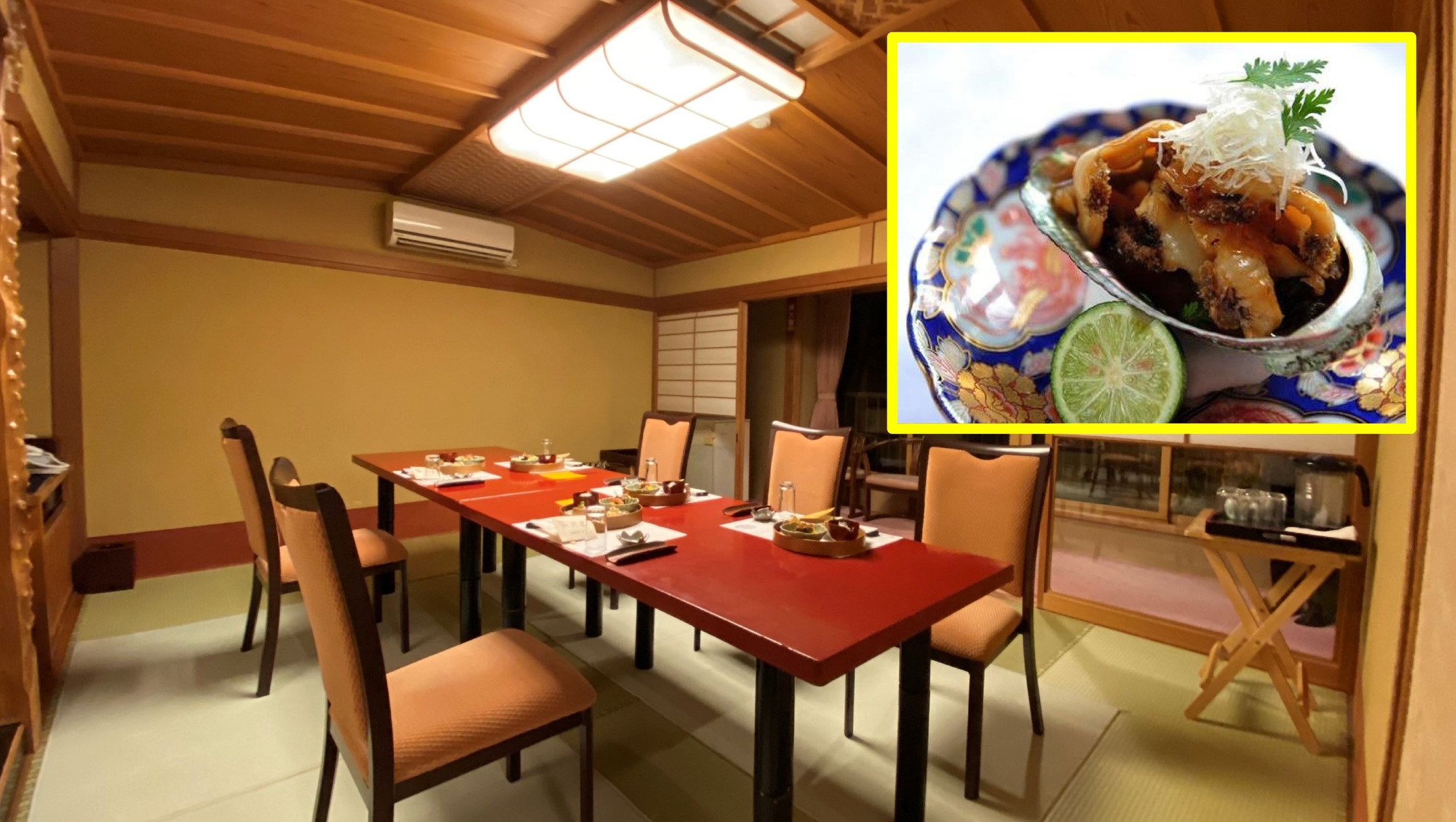 夜・個室日帰り・５〜７月限定特別価格【あわびステーキ定食】コース