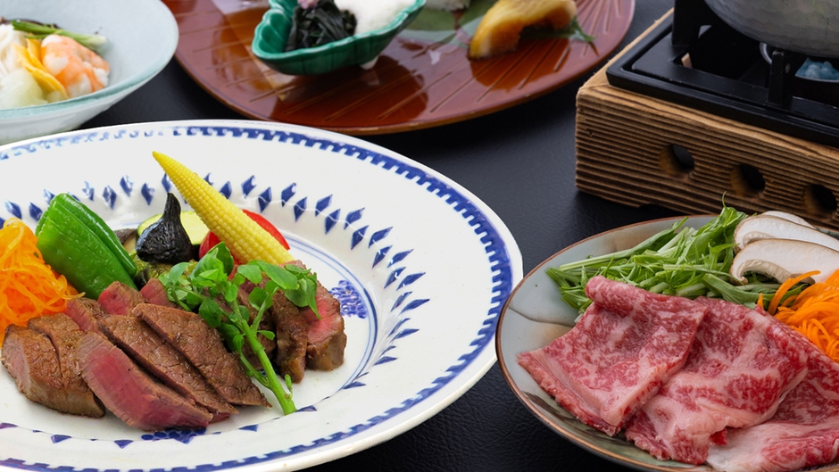 【特撰和牛ヒレ懐石】二極の贅沢！極上ヒレステーキとロースしゃぶしゃぶの誘惑〜旬彩と和牛の饗宴〜