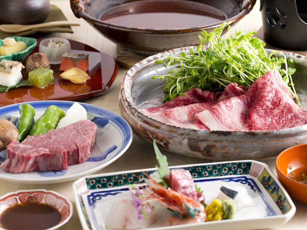 [Main Building] An example of specially selected Wagyu beef kaiseki