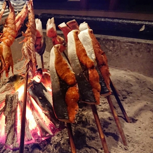 冬の焼魚は寒ブリ