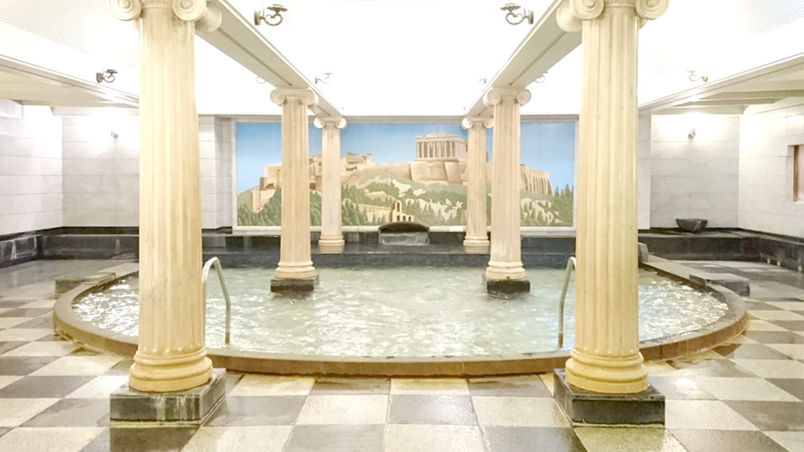 【大浴場】ギリシャ神殿浴場