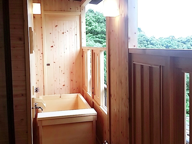 2017年7月15日に増設された露天風呂付き客室